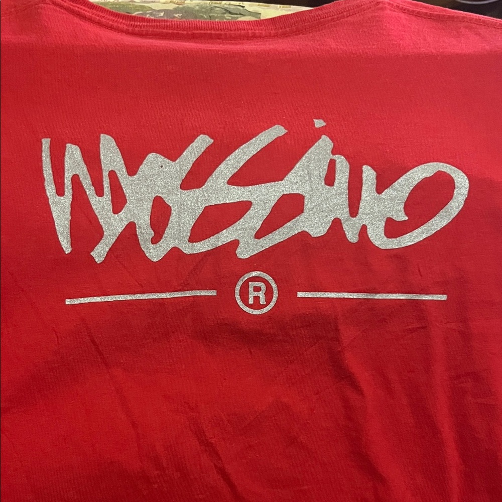 Massimo Red Long Sleeve XXL Shirt